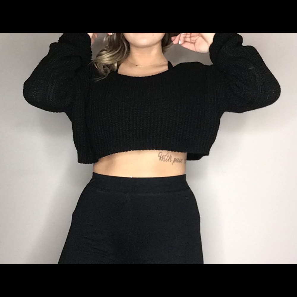 Cropped sweater